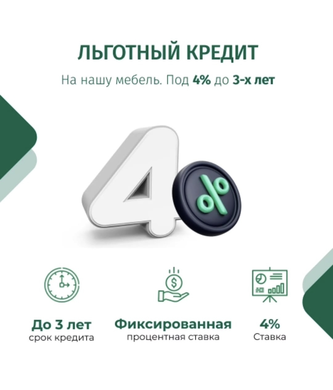 Потребительский кредит "НА родныя товары"